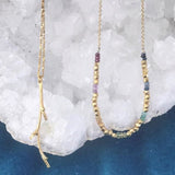 Gemstone Rondelle Necklace