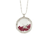 Large Glass Branch Locket