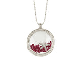 Large Glass Branch Locket