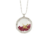 Large Glass Branch Locket