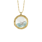 Large Glass Branch Locket
