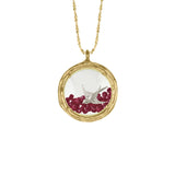 Large Glass Branch Locket