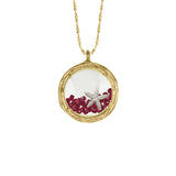 Large Glass Branch Locket