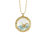 Large Glass Branch Locket