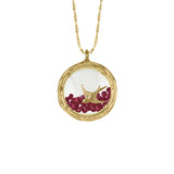 Large Glass Branch Locket