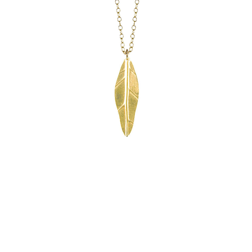 Small Vein Leaf Necklace