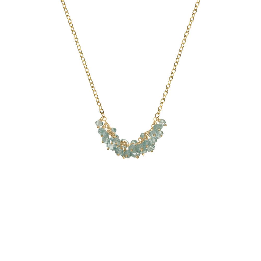 Horizontal Cluster Necklace - 18k Gold Vermeil (Select Styles Only)