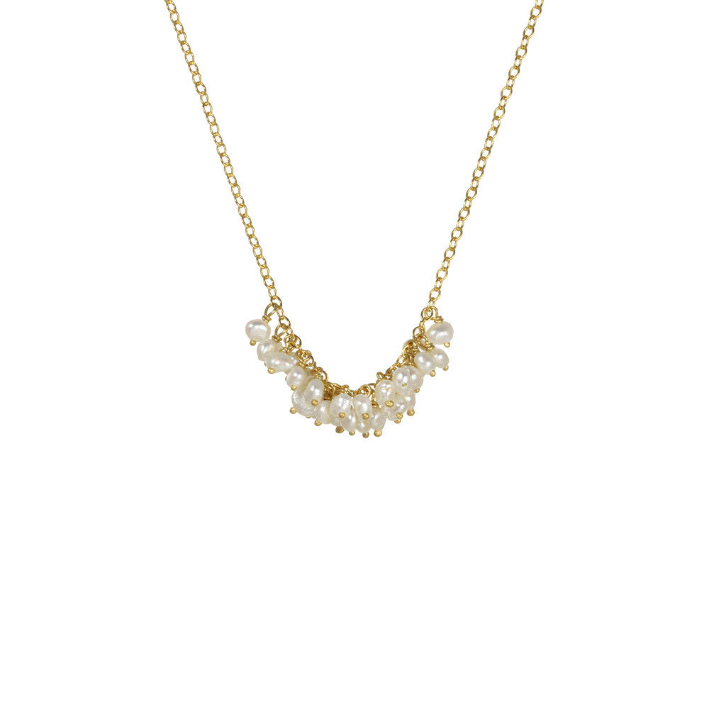 Horizontal Cluster Necklace