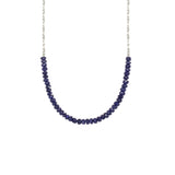 Long Gemstone Rondelle Necklace - Select Styles Only