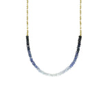 Long Gemstone Rondelle Necklace - Select Styles Only