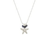 Small Starfish with Stones Necklace