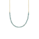 Gemstone Rondelle Necklace - 18K Gold Vermeil - Select Styles Only