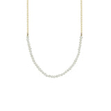 Gemstone Rondelle Necklace - 18K Gold Vermeil - Select Styles Only