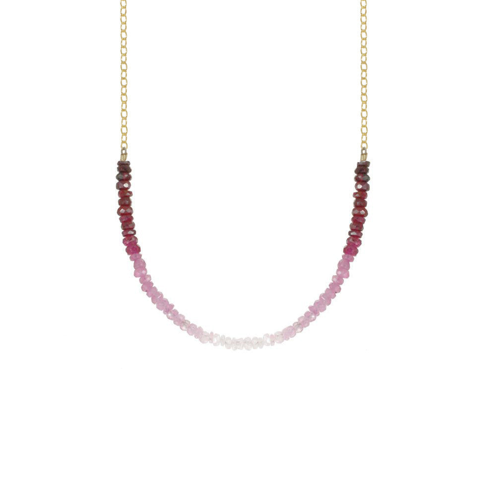 Gemstone Rondelle Necklace