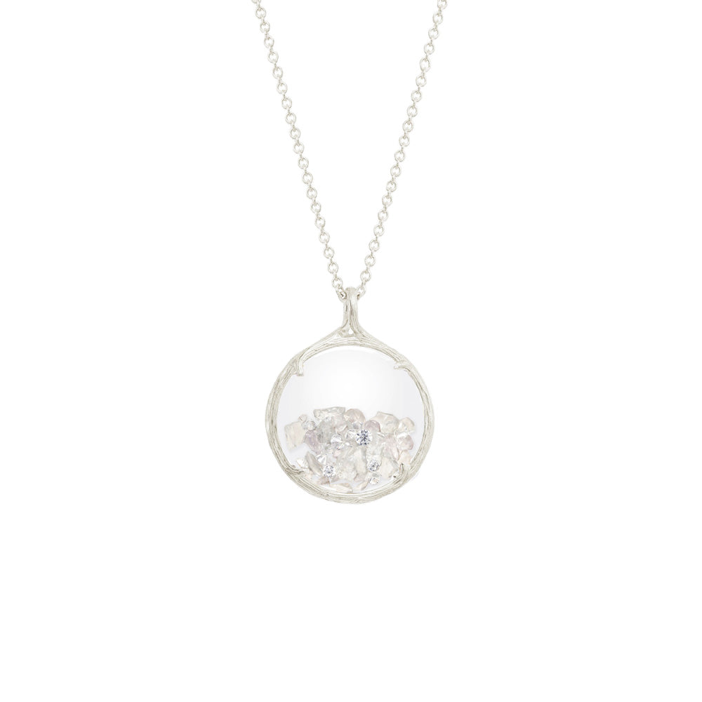 Small Birthstone Shaker Necklace