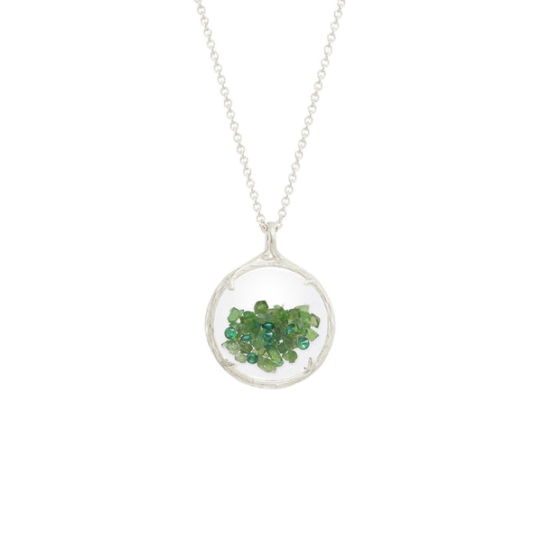 Small Birthstone Shaker Necklace