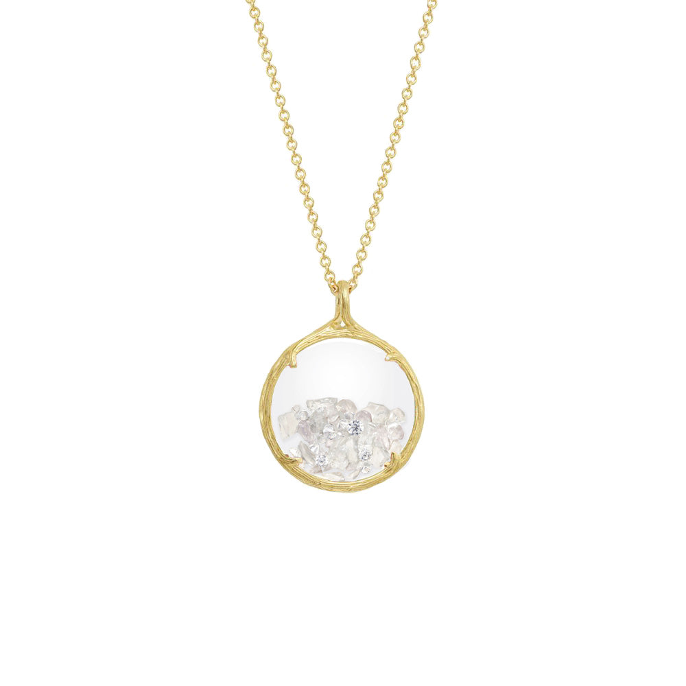 Small Birthstone Shaker Necklace