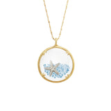 Large Shaker Necklace with Starfish