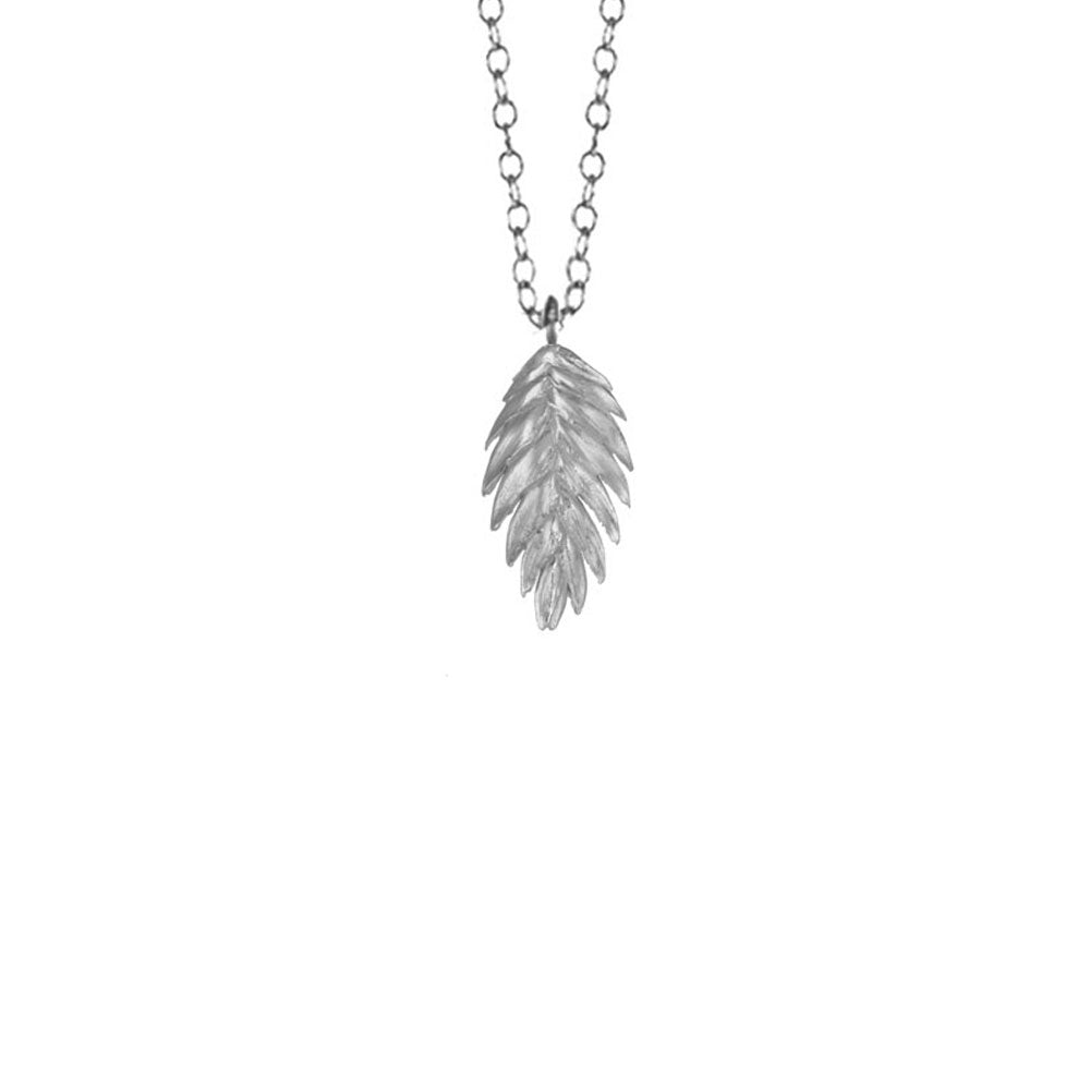 Medium Wheat Leaf Necklace