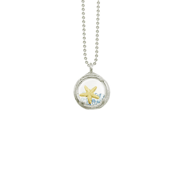 Mini Shaker Necklace with Starfish