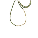 Long Reverse Gemstone Fade Necklace