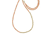 Long Reverse Gemstone Fade Necklace