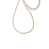 Long Reverse Gemstone Fade Necklace