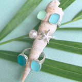 Pearl and Starfish Ring