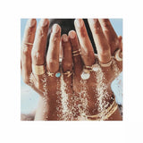 Starfish Turquoise Ring