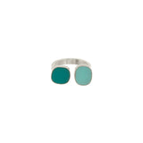 Double Seaglass Ring