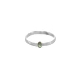 Koa Ring with Gemstone