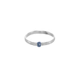 Koa Ring with Gemstone
