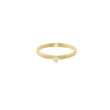 Seed Pod Solitaire Ring