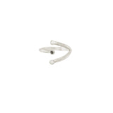 Triple Seed Pod Solitaire Ring