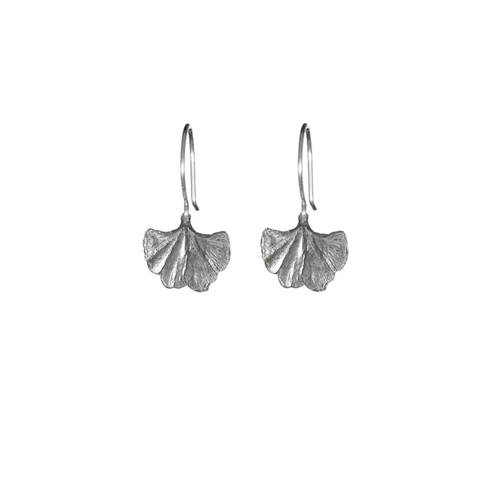 Mini Gingko Fan Earrings