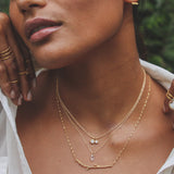 Double Solitaire Necklace